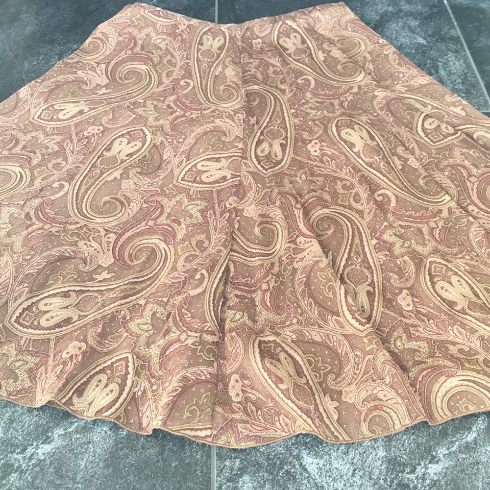 Paisley Silk Handkerchief Skirt